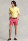 Ralph Lauren Slim Short Sleeved Oxford Shirt, Yellow