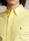 Ralph Lauren Slim Short Sleeved Oxford Shirt, Yellow