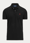 Ralph Lauren Mens Classic Slim Polo Shirt, Black