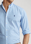 Ralph Lauren Classic Gingham Slim Shirt, Blue & White
