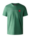 The North Face Mens NSE T-Shirt, Deep Grass Green