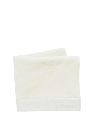 Joules Botanical Bee Semi Plain Bath Sheet, Cream