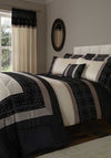 Catherine Lansfield Home Signature Collection Geo Embellished Boudoir Cushion, Black