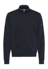 Bugatti Fine Knit Full Zip Jumper, Navy