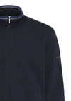 Bugatti Fine Knit Full Zip Jumper, Navy