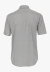 Casa Moda Short Sleeve Small Square Print Shirt, Multi