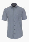 Casa Moda Short Sleeve Geo Print Shirt, Blue Multi