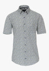 Casa Moda Short Sleeve Flower Print Shirt, Multi