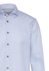 Bugatti Easy Care Cotton Geo Print Shirt, Blue