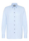 Bugatti Easy Care Cotton Shirt, Light Blue