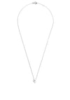 9 Carat Gold Solitaire Necklace, Silver