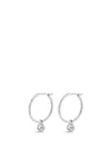 Absolute CZ Hoops, Silver