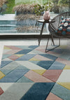 Asiatic London Sketch Rhombus Small Rug, Multi
