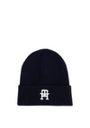 Tommy Hilfiger East Coast Prep Pattern Beanie, Navy
