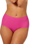 After Eden Unlimited 2 Pack One Size High Brief, Pink