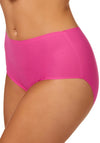 After Eden Unlimited 2 Pack One Size High Brief, Pink