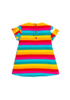 Agatha Ruiz De La Prada Girl Floral and Stripe Dress, Multi