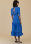 Fee G Woven A Line Midi Dress, Blue