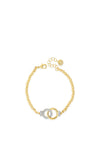 Absolute Interlocking Circles Bracelet, Gold