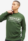 Barbour International Large Logo Sweatshirt, Kombu Green