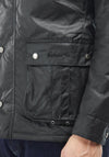 Barbour International Tourer Duke Wax Coat, Black