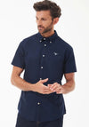 Barbour Men’s Oxtown Short Sleeve Tailored Shirt, Navy