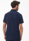 Barbour Men’s Oxtown Short Sleeve Tailored Shirt, Navy