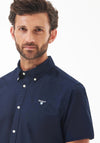 Barbour Men’s Oxtown Short Sleeve Tailored Shirt, Navy