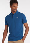 Barbour Men’s Original Sports Polo Shirt, Deep Blue