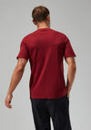 Berghaus Big Colour Logo T-Shirt, Dark Red