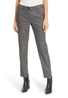 Betty Barclay Houndstooth Slim Trousers, Grey