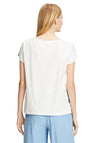 Betty Barclay Glitter Floral Design T-Shirt, White Multi