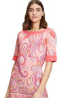 Betty Barclay Paisley Print Shift Dress, Pink Multi
