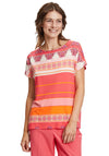 Betty Barclay Block Print T-Shirt, Pink