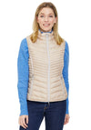 Betty Barclay Quilted Short Gilet, Latte