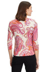Betty Barclay Paisley Print Jersey Jacket, Pink Multi