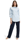 Betty Barclay Striped Relaxed Shirt, Light Blue