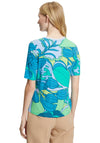 Betty Barclay Abstract Outline Print T-Shirt, Teal Multi
