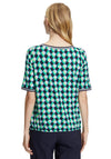Betty Barclay Abstract Print Tie Hem T-Shirt, Multi