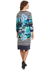 Betty Barclay Floral Tunic Dress, Navy Multi