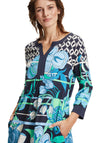 Betty Barclay Floral Tunic Dress, Navy Multi