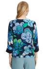 Betty Barclay Floral & Rhinestone Jumper, Navy Multi