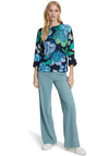 Betty Barclay Floral & Rhinestone Jumper, Navy Multi
