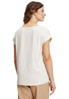 Betty Barclay Metallic Textured Top, Sand