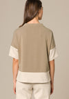 Bianca Ida Colour Block Sweatshirt, Camel