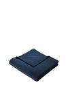 Biederlack Cotton Home Throw, Marine