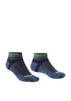 Bridgedale Trail Run T2 Ultralight Low Socks, Blue & Navy