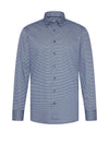 Bugatti 9750 Floral Pattern Shirt, Navy