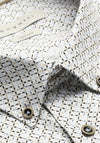 Bugatti 9350 Print Shirt, White Multi