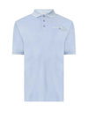 Bugatti Contrast Trim Polo Shirt, Powder Blue